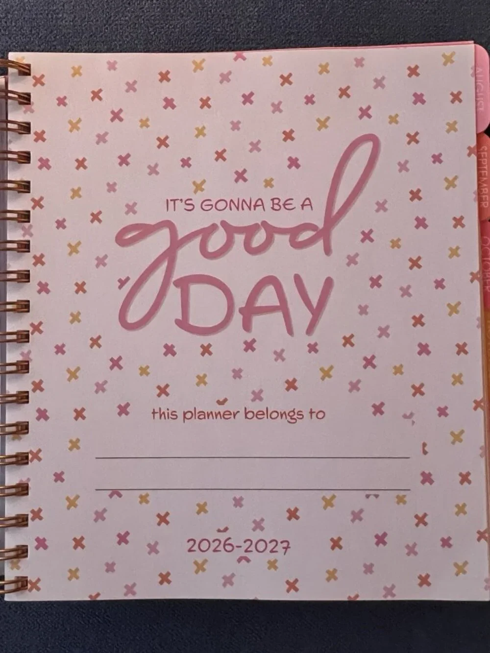 PINK COWGIRL 17 Month 2026-2027 Planner Month Day Week Organizer Planning Note